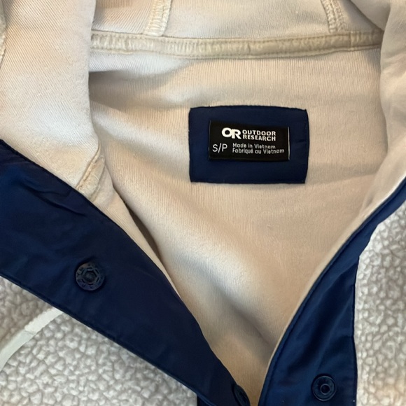Outdoor Research Grayland fleece pullover hoodie SMALL - NWOT - Picture 2 of 7